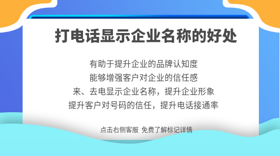 打電話顯示企業名稱：提升品牌認知與信任