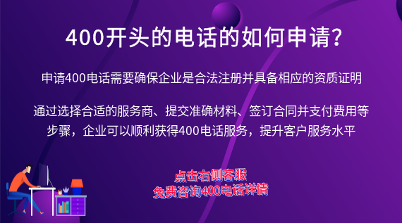 400開頭的電話的如何申請?