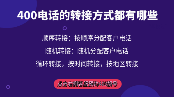 400電話的轉接方式都有哪些